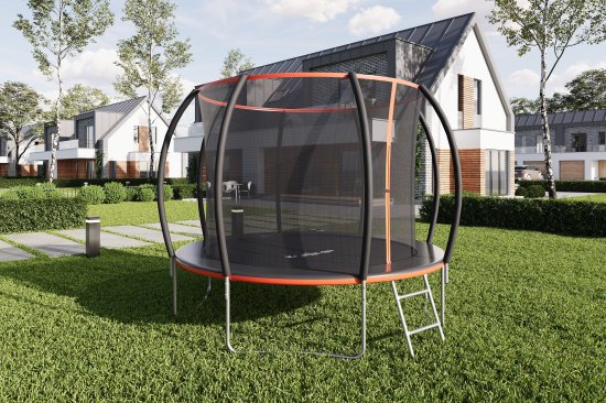 Батут с защитной сеткой ø366 см до 150 кг