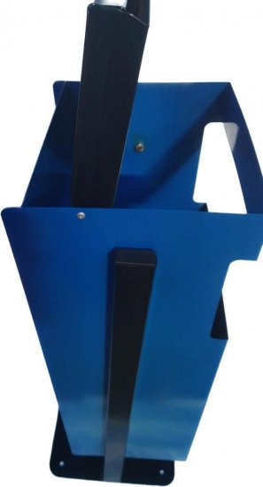 Урна пепельница УПО-2 33x25x80 см металл синий