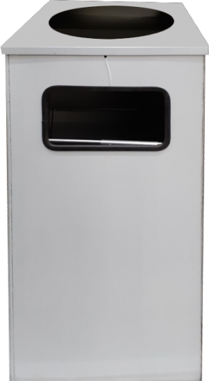 Урна УРП-3 35.6x35.6x67 см металл цвет в ассортименте