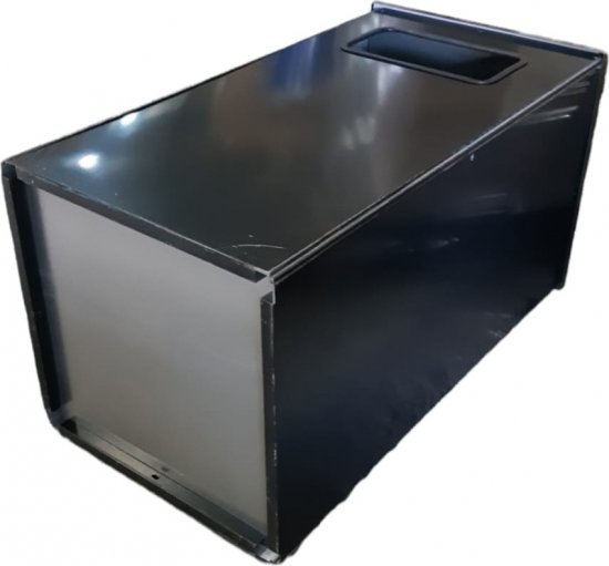 Урна УРП-3 35.6x35.6x67 см металл цвет в ассортименте