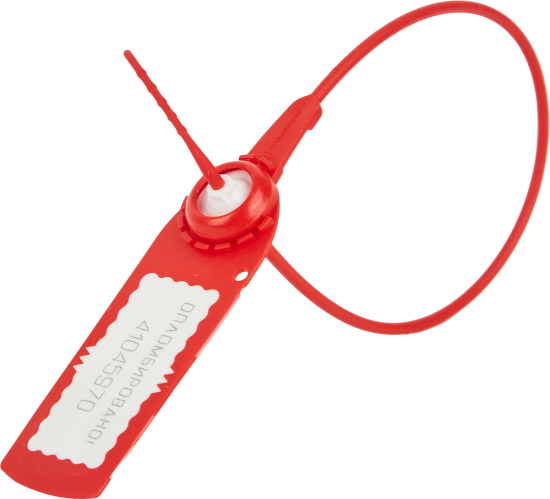 Пломба Европартнер номерная универсальная с замком из нержавеющей 220 мм 50 шт.