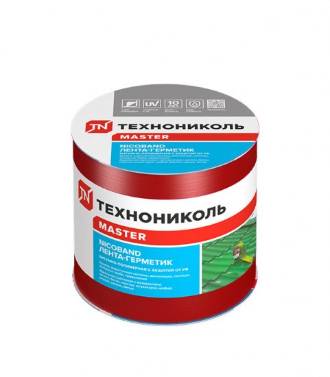 Лента гидроизоляционная Nicoband красная 3 м х 10 см