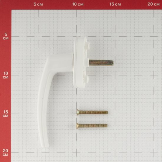 Ручка оконная белая пвх