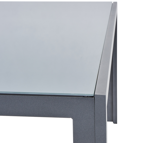 Стол садовый прямоугольный Naterial Lyra II 160x90x74 см алюминий/стекло