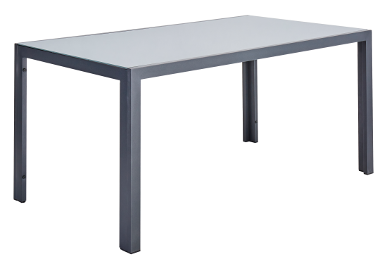 Стол садовый прямоугольный Naterial Lyra II 160x90x74 см алюминий/стекло