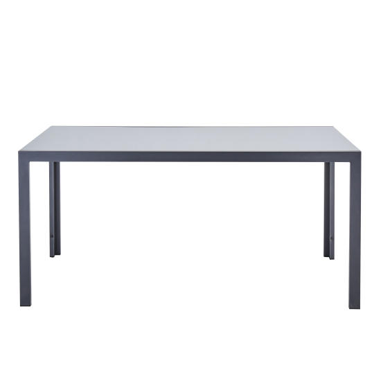 Стол садовый прямоугольный Naterial Lyra II 160x90x74 см алюминий/стекло