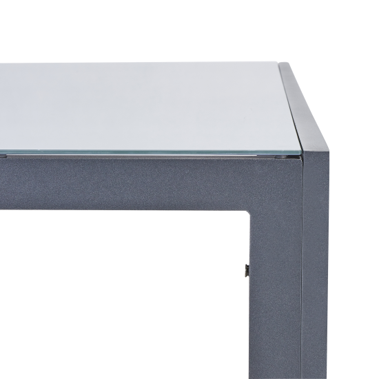 Стол садовый прямоугольный Naterial Lyra II 160x90x74 см алюминий/стекло