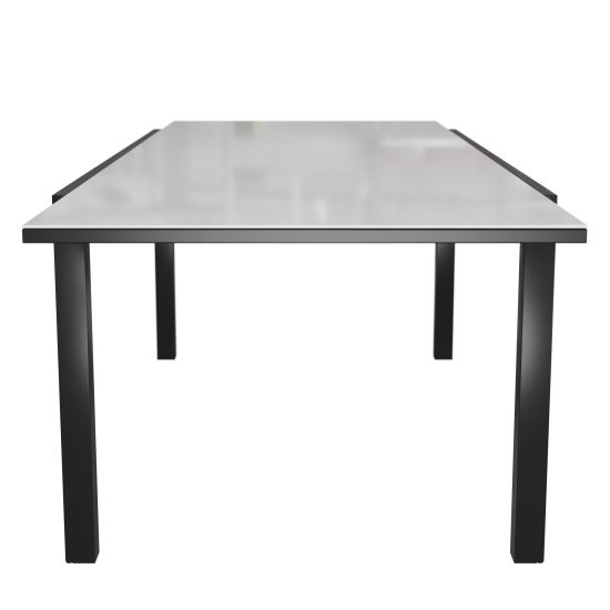 Стол садовый раздвижной Naterial Lyra II 180x260x96 см алюминий/стекло