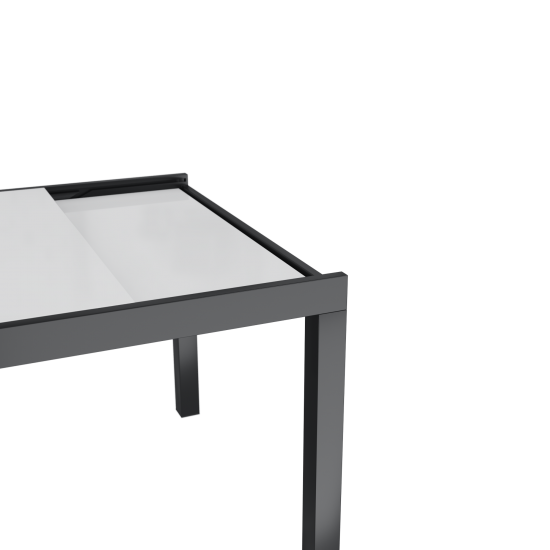 Стол садовый раздвижной Naterial Lyra II 180x260x96 см алюминий/стекло