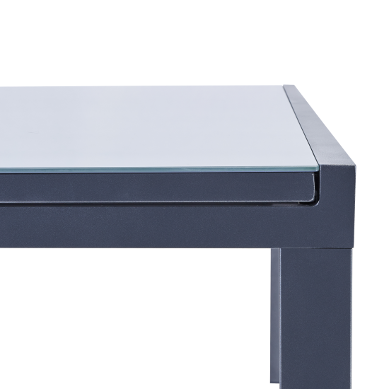 Стол садовый раздвижной Naterial Lyra II 180x260x96 см алюминий/стекло