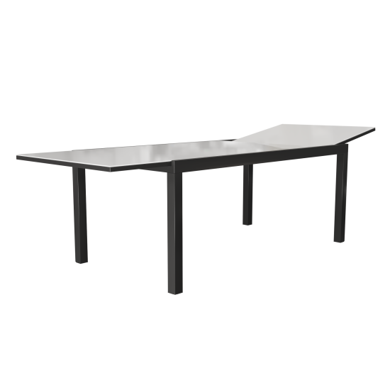 Стол садовый раздвижной Naterial Lyra II 180x260x96 см алюминий/стекло