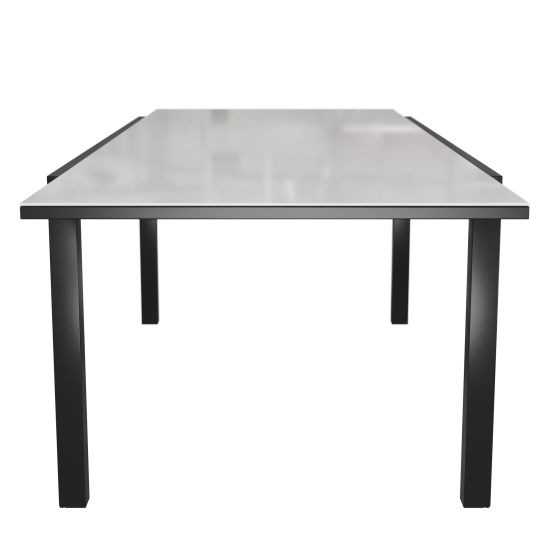 Стол садовый раздвижной Naterial Lyra II 180x260x96 см алюминий/стекло