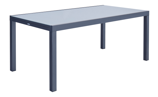 Стол садовый раздвижной Naterial Lyra II 180x260x96 см алюминий/стекло