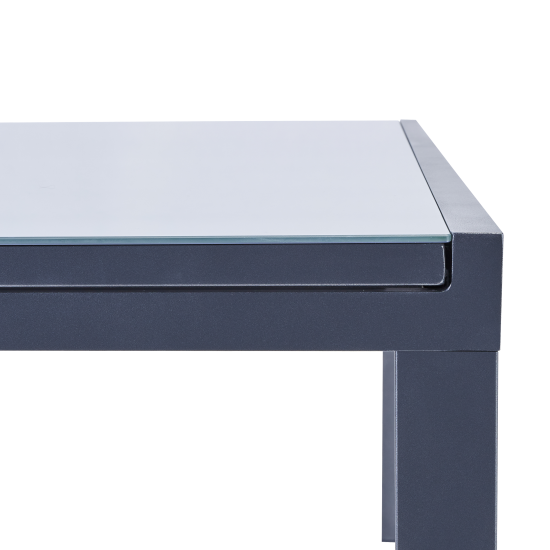 Стол садовый раздвижной Naterial Lyra II 180x260x96 см алюминий/стекло