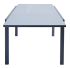 Стол садовый раздвижной Naterial Lyra II 180x260x96 см алюминий/стекло
