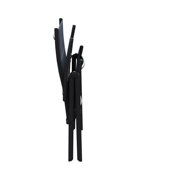 Кресло садовое Naterial Orion II 62x106x57 см алюминий/текстилен антрацит