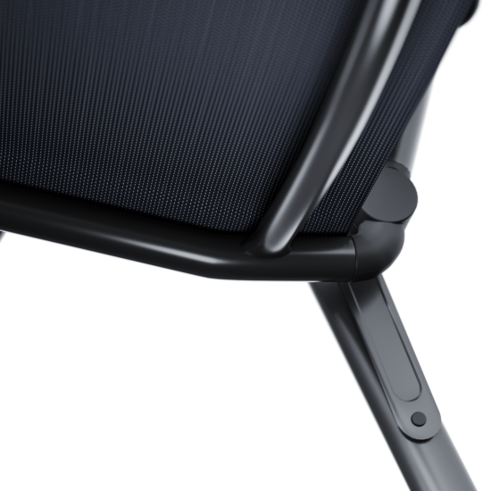 Кресло садовое Naterial Orion II 62x106x57 см алюминий/текстилен антрацит