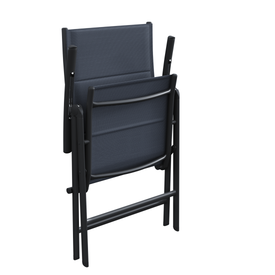 Кресло садовое Naterial Orion II 62x106x57 см алюминий/текстилен антрацит