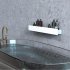 Полка для ванной Flow Skyline 800х92х90 мм металл белая (Fl-sky-m80-б)