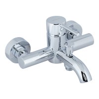Смеситель для ванны Damixa Scandinavian Pure хром однорычажный с коротким изливом без лейки (361000000)