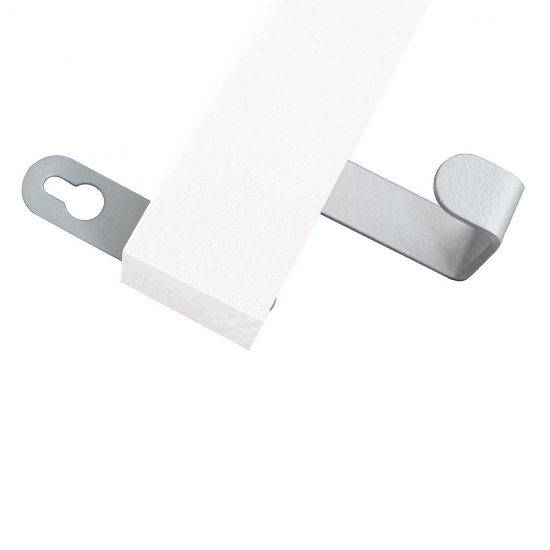 Вешалка настенная деревянная 5 крючков белая Sheffilton SHT-WH25