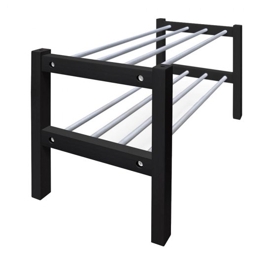 Полка для обуви черная Sheffilton SHT-SR9