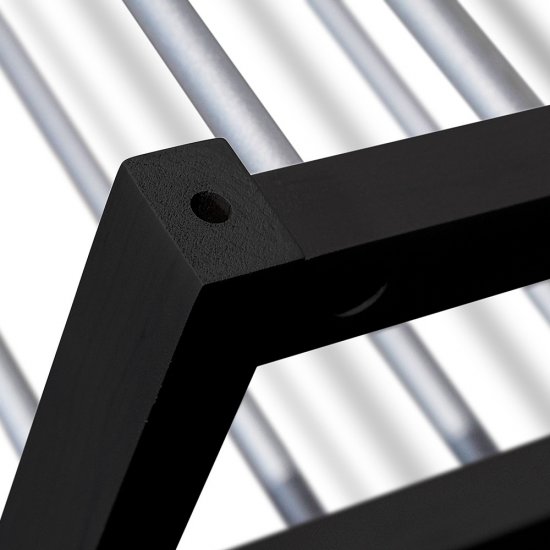 Полка для обуви черная Sheffilton SHT-SR9