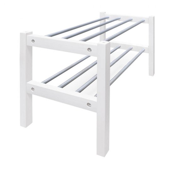 Полка для обуви белая Sheffilton SHT-SR9