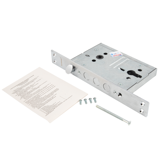 Замок врезной Border 79059-ЗВ4-3/85К цвет хром