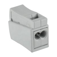 Клемма на 2 провода Duwi СМК 224-112 0,5-2,5 кв.мм с рычажками без пасты (5 шт.) (26735 5)