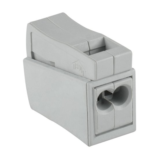 Клемма на 2 провода Duwi СМК 224-112 0,5-2,5 кв.мм с рычажками без пасты (5 шт.) (26735 5)