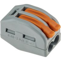 Клемма на 2 провода Duwi СМК 222-412 4 кв.мм с рычажками без пасты (5 шт.) (26609 9)
