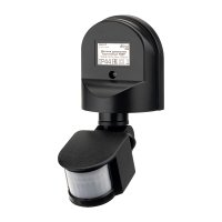 Датчик движения настенный Duwi DD-01 IP44 230 В 180 градусов до 12 м черный (25824 7)