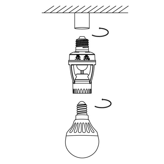 Датчик движения потолочный Duwi DDL-01 IP20 230 В 360 градусов до 6 м белый (25817 9)