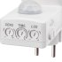 Датчик движения розетка Duwi DDSS-01 IP44 230 В 180 градусов до 6 м белый (25827 8)