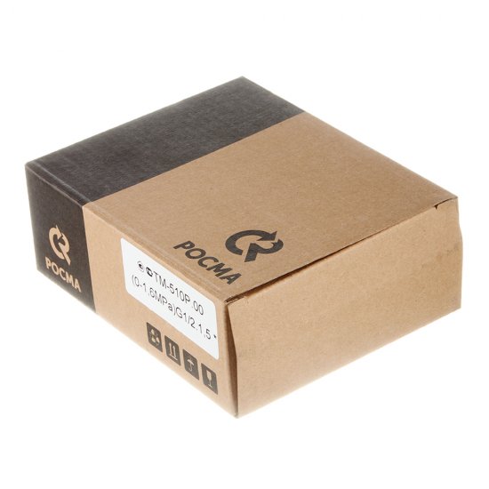 Манометр Росма радиальный 1/2 НР(ш) 16 бар d100 мм (6833)