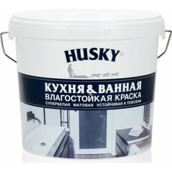 Краска для кухонь и ванных комнат HUSKY 32504