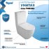 Безободковый напольный унитаз Teymi Lina T40103