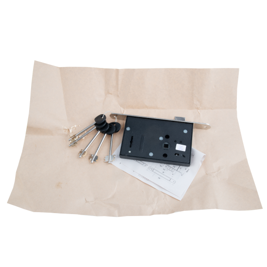 Замок врезной сувальдный ЗВ9 902.0.0, цвет серебристый