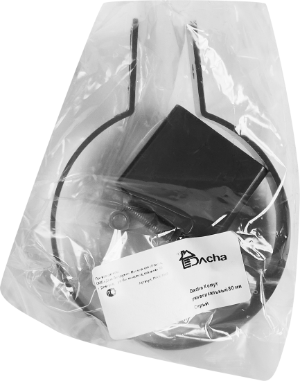 Хомут универсальный Dacha 80 мм цвет серый