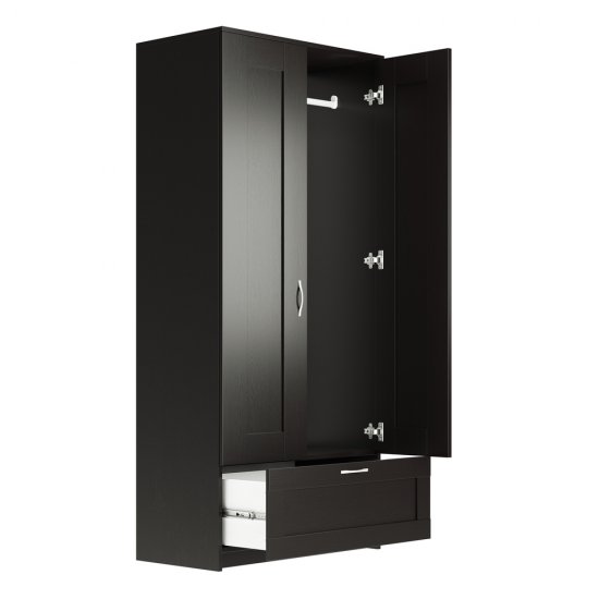 Шкаф Шведский Стандарт Сириус 502х782х1900 мм 2 двери 1 ящик дуб венге