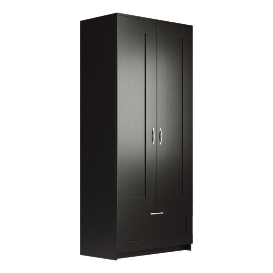 Шкаф Шведский Стандарт Сириус 502х782х1900 мм 2 двери 1 ящик дуб венге