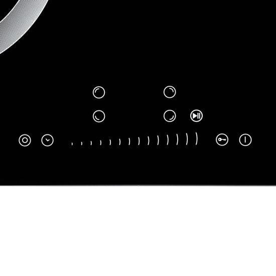 Варочная панель электрическая Krona Brillare 60 4 конфорки черная