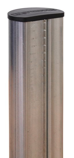 Столб для забора 51 мм 3 м серебристый