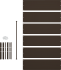 Высокая грядка 100x200 см цвет коричневый