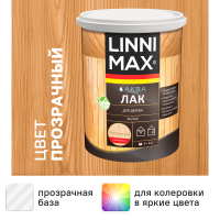 Лак для дерева Linnimax глянцевый прозрачный 0.9 л