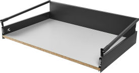 Ящик выдвижной Flowbox 56.8x18.92x50.44 см сталь/ЛДСП цвет антрацит