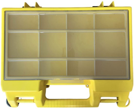 Ящик для дрели и УШМ Accurate 400x335x145 мм, пластик