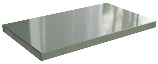 Столешница в ванную Scandi SC60O 60x47 см литьевой мрамор цвет оливковый