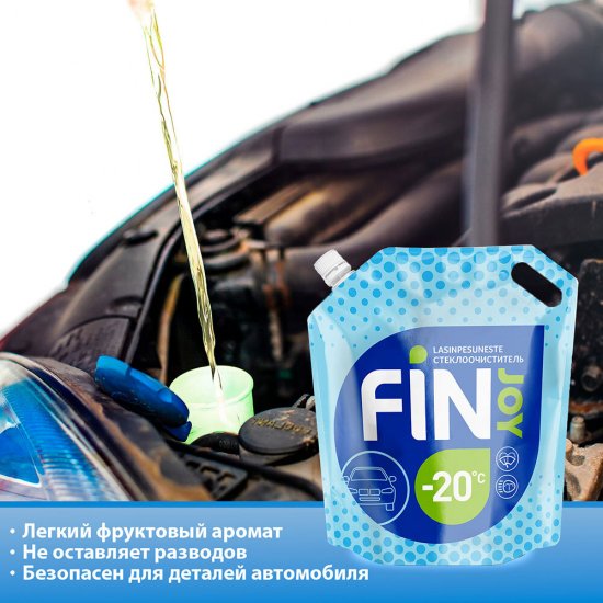 Стеклоомыватель Fin Joy Tech зимний -20 °С 3,5 л